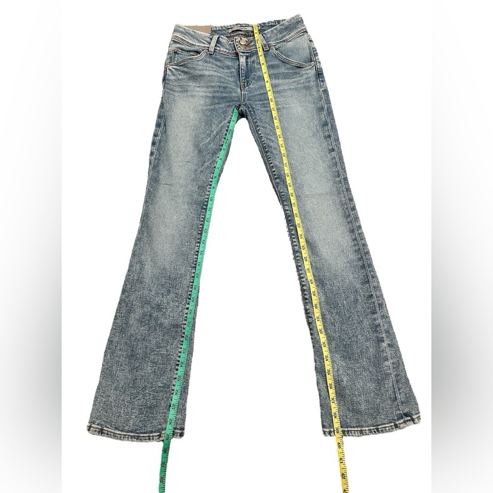HUDSON Jeans Beth Low to Mid-Rise Baby Bootcut Petite Motion Blue Women Size 25 - Picture 12 of 17